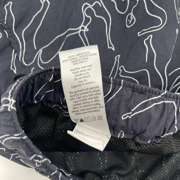 PACSUN Swim Trunks Size Medium Volley Summer Athleisure Shorts Netting *Damaged - Picture 12 of 12